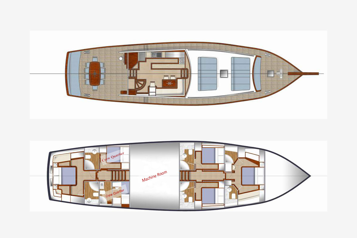 26 Grand Sailor Deck Layout